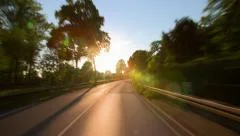 Driving a car - Sunset - Country Road - Part 8 of 8