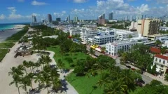 Aerial video Ocean Drive Miami Beach 4