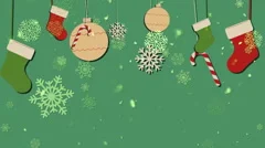 Christmas Retro Background 1– Loopable Background