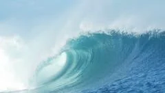 Giant Ocean Wave Crashing