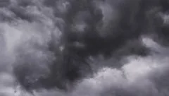 Dark Thunder Lightning Storm Clouds Rotating