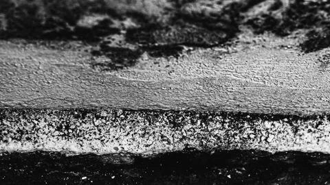 053_Abstract ground texture pattern in black and white.mp4 Stock Footage 345726314