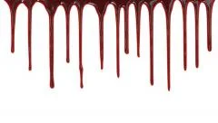 Blood dripping down