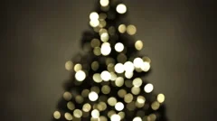 defocused christmas tree lights seamless loop 4k (4096x2304)