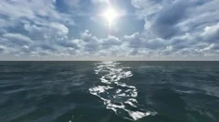 Ocean Flight Deep Cloud Motion Sky Loop