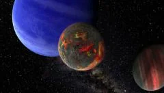 Lava Moon and exoplanets