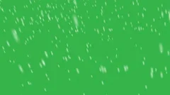Snow Blizzard on Green Screen:  Looping + Matte