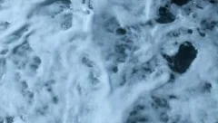 Sea Water Foam Waves Close Up Background - 25FPS PAL