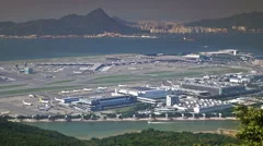 Great International Airport, the view from the mountain.
