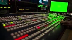 Broadcast Tv Studio Production - Vision Switcher Studio Director,  Broadcast Vid