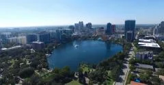 Aerial Downtown Orlando