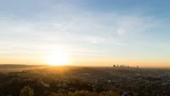 Los Angeles, California Sunrise Timelapse