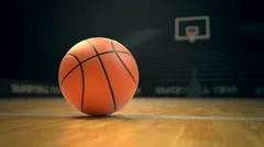 Basketball On Court