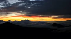 Maui, Hawaii Haleakala Mountain Clouds Sky Timelapse  4k UHD