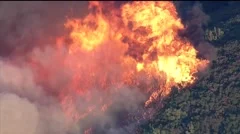 AMAZING AERIAL FIRE FOOTAGE OF NORTHERN CALIFORNIA 2015 FOREST FIRES HD 1080