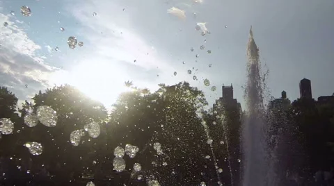 0582 Slow motion of drops Stock Footage 44616521