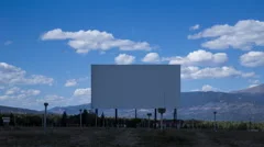 Colorado Drive-In during Day with Clouds, Wide