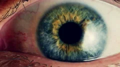 Extreme close up human eye iris 