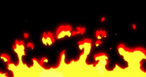 06 - 2D Cartoon Fire Animation 4k Fireba... | Stock Video | Pond5