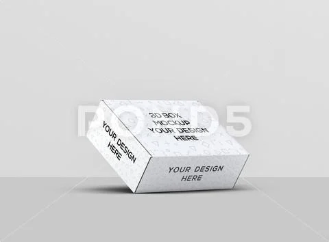 06 Carton Box Mock-Up PSD Template