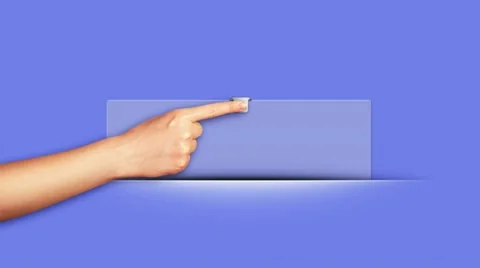 06 click hand mini blue Stock-Footage 20478413