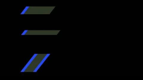 06 lowerthird design blue Stock Footage 11515293