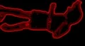 06 - Vertical HD sexy dancer silhouette - red neon on black HD Footage