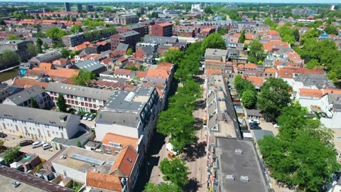 060 - Gouda - Centrum - Raam Stock Footage 228688321