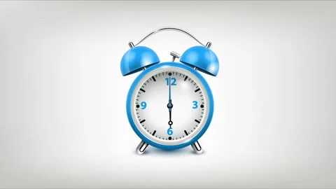 06.00 Alarm Clock Stockbeeldmateriaal 276281931