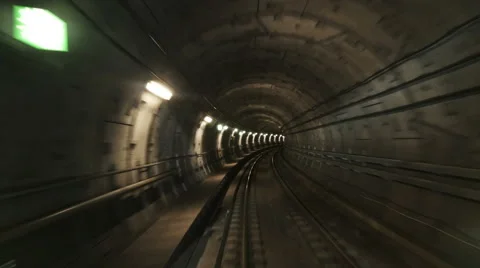 0601 Subway in Copenhagen Stock Footage 45597912