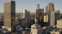 Atlanta Aerial through downtown