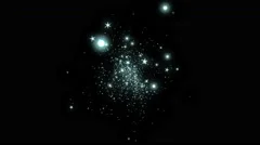 4K Pixie fairy Dust Particle Burst Reveal with Luma Matte Alpha Channel