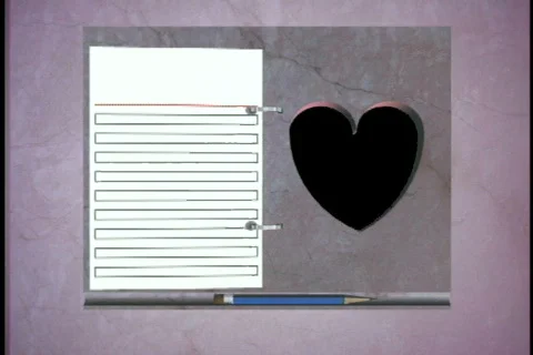 0612 count down calendar wedding Stock Footage 840339