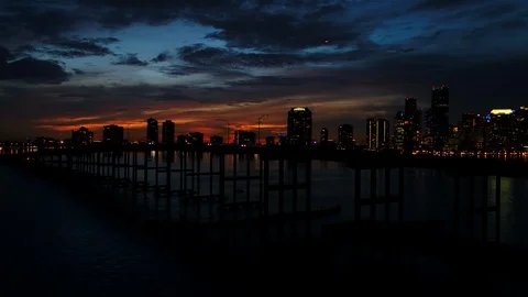 061418 KEY BISCAYNE SUNSET POND5 04 Stock Footage 93575205
