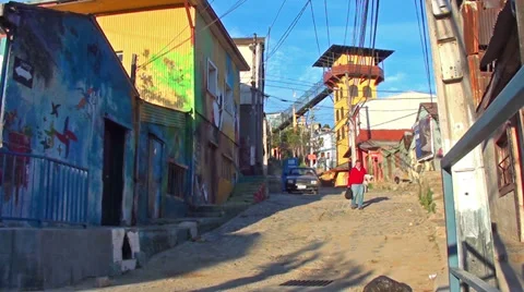 0615  Valparaíso, Chile Stock Footage 33803603