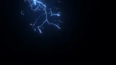 Ultra super slow motion lightning discharge, high speed camera shot.