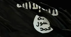 Ultra realistic looping flag: ISIL ISIS Islamic State