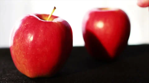 0628 Picking up Apples, Slow Motion Stock Footage 35535691
