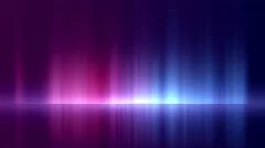 Pink & Blue Wavy Horizontal Light Streaks 