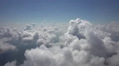 Flight sideways Above Clouds 4K perfect loop