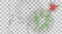 fireworks transparence background alpha
