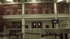 Exterior of Jail Corridor with Guard