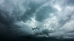 Storm clouds, time-lapse