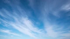 moving clouds and blue sky time lapse