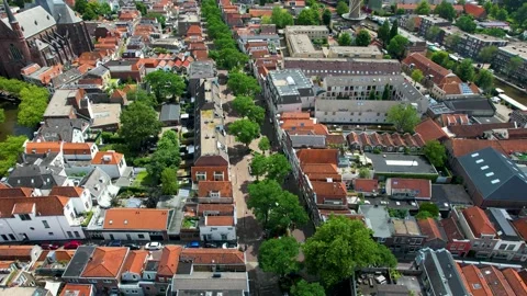 066 - Gouda - Centrum - Raam Stock Footage 228688345