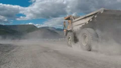 huge mining truck