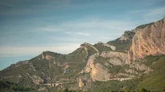 Murillo De Gállego Cliffs Mountains Nature