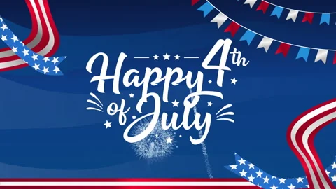 07 H + text + firework compress Stock Footage 332861088