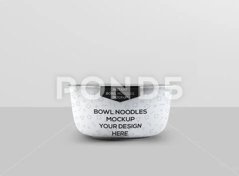 07 Instant Food Bowl Mock-Up PSD Template