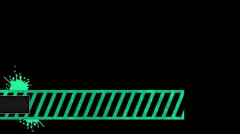 07 lowerthird design cyan Stock Footage 11519704